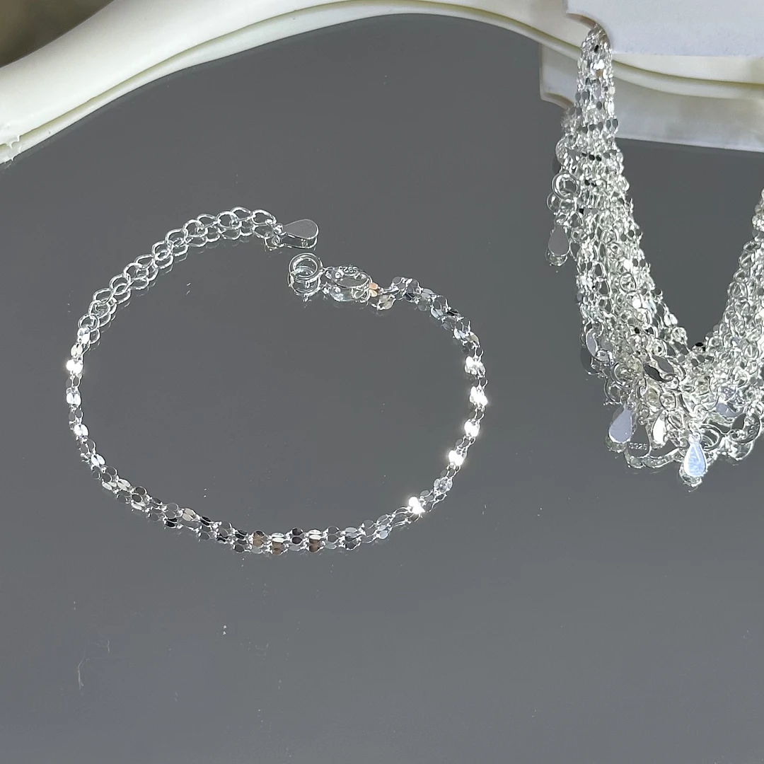 925银手链 嘴唇手链