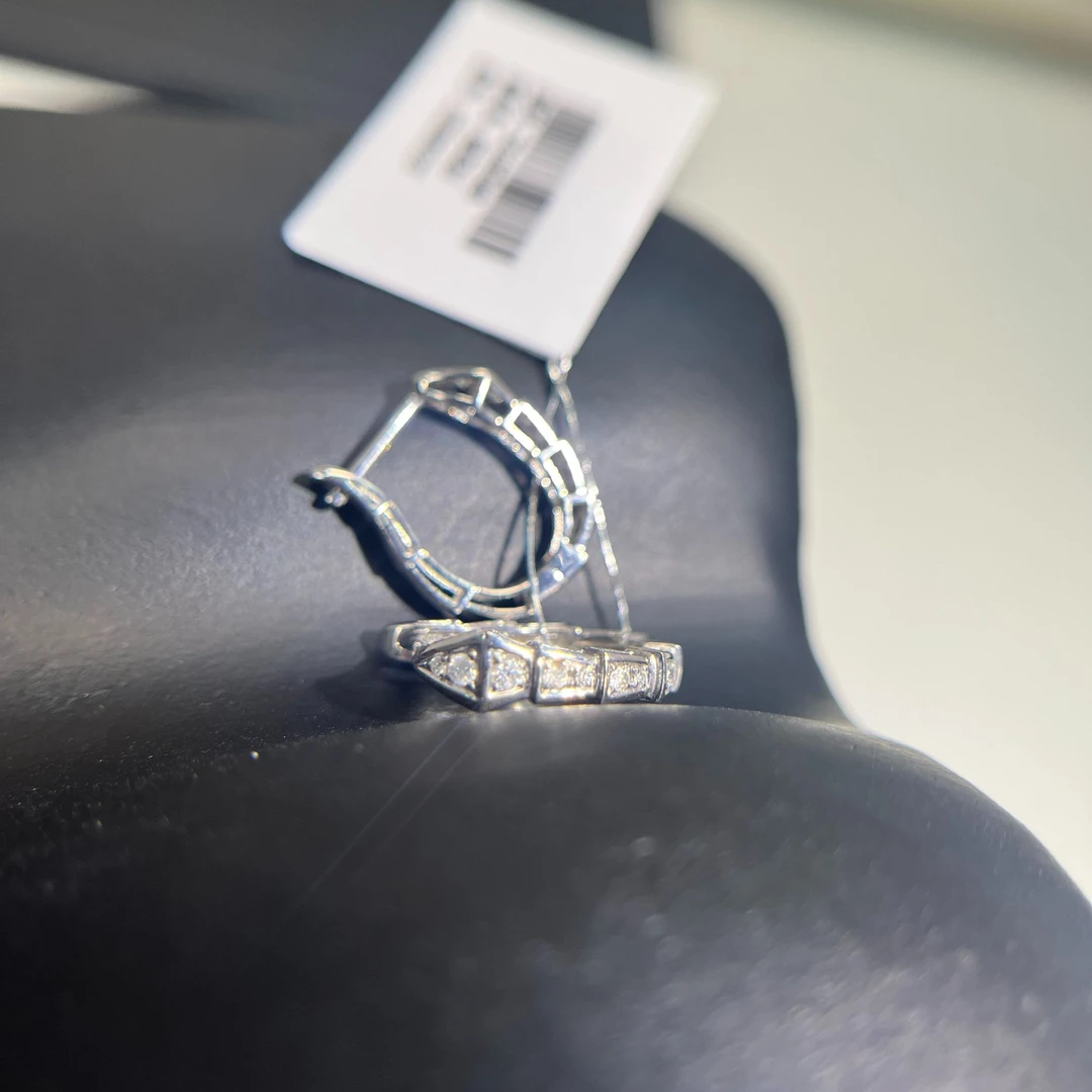 【N·5高定珠宝】重金版 蛇耳扣 ZSES00122