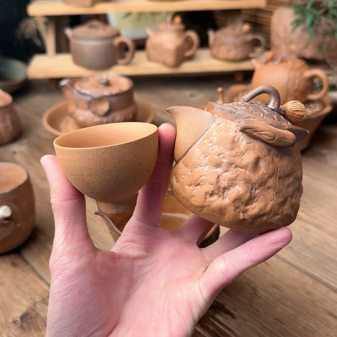 原矿老岩泥茶器系列