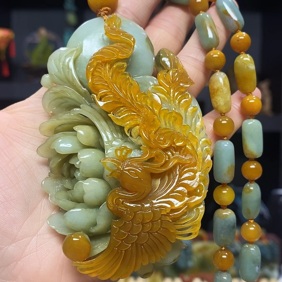 未镶嵌岫玉挂件吊坠香*