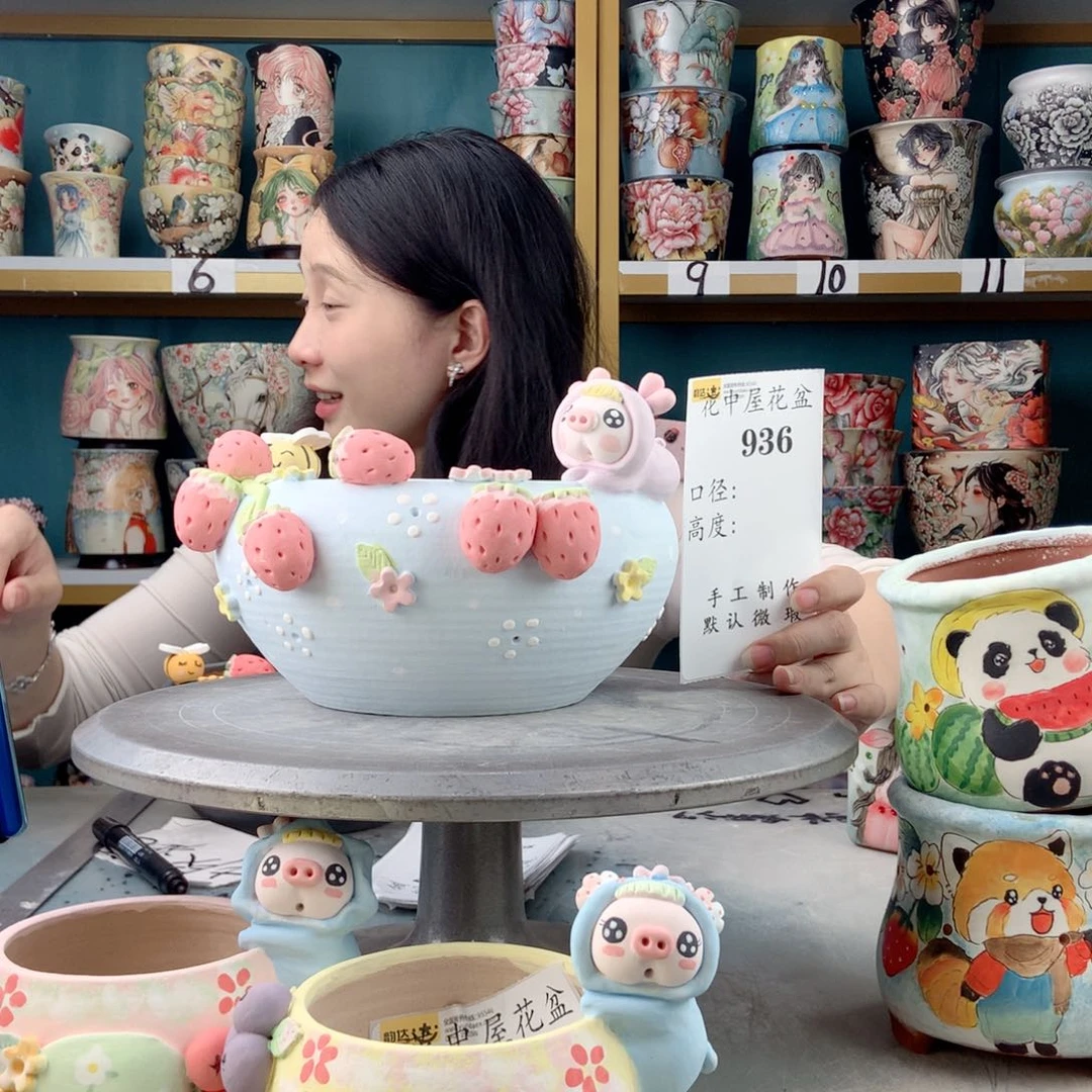 罐用****5景德镇手工瑕疵936