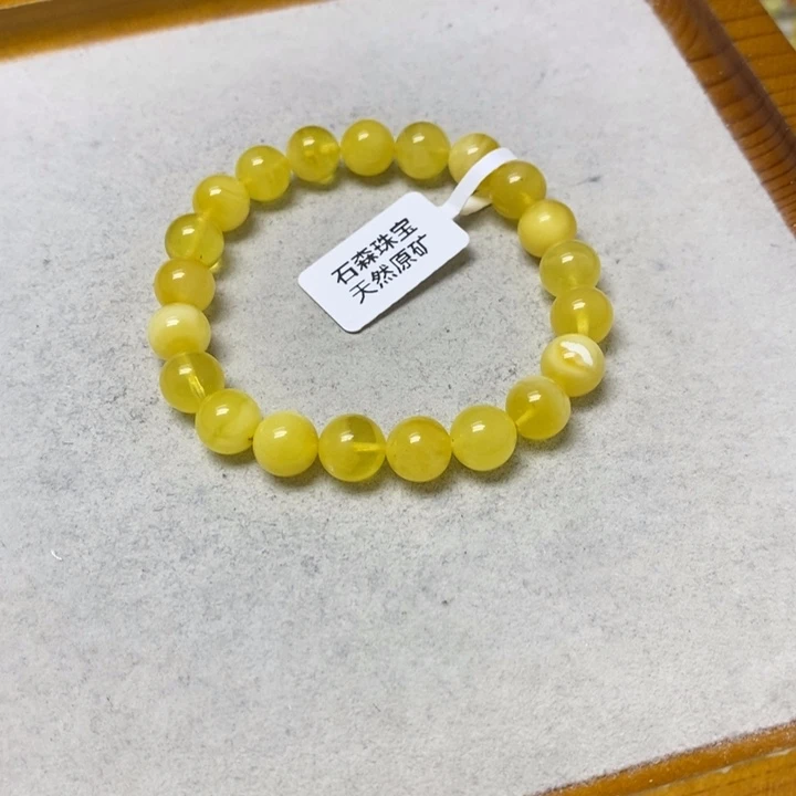 蜜蜡未镶嵌裸石串
