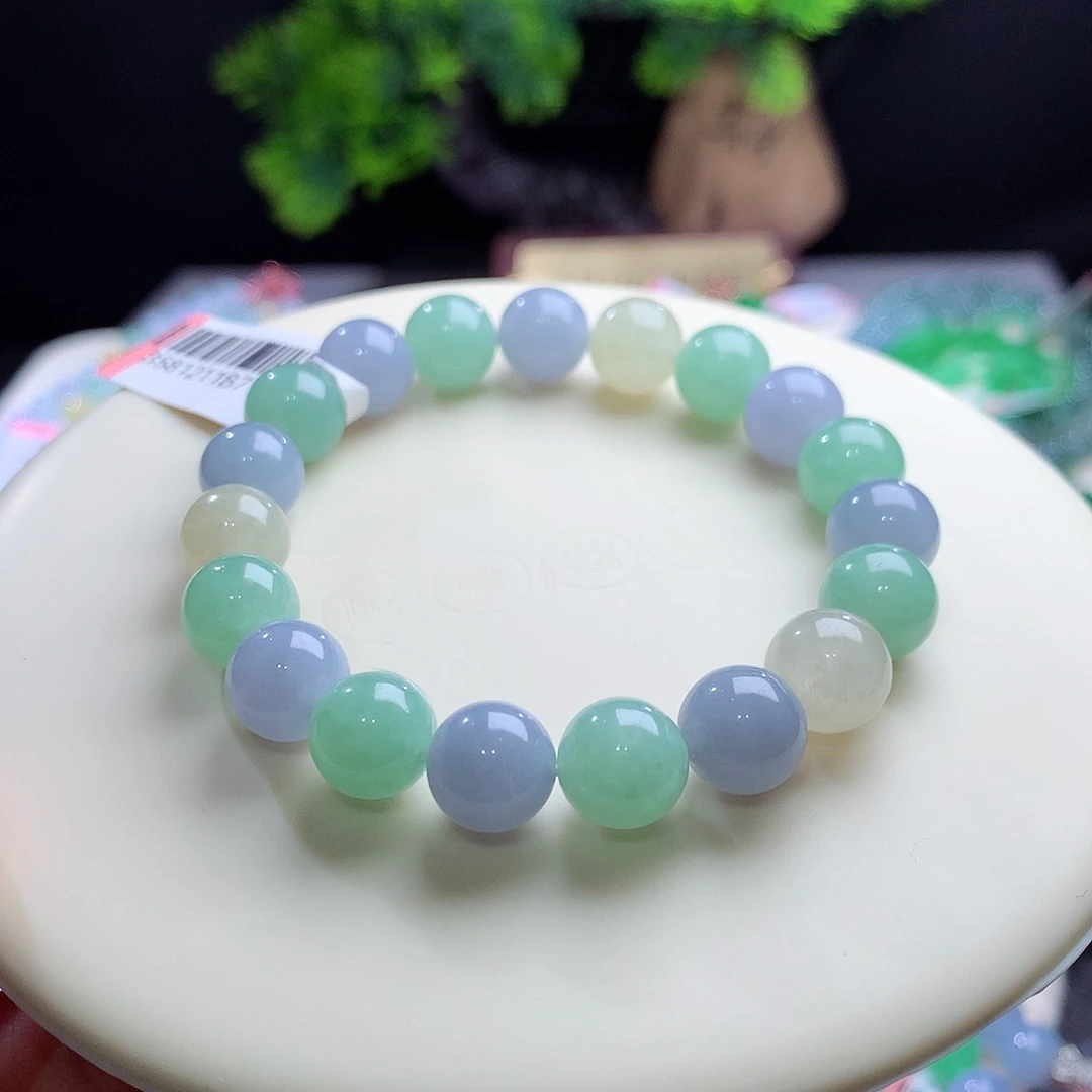 翡翠未镶嵌手串卡10mm