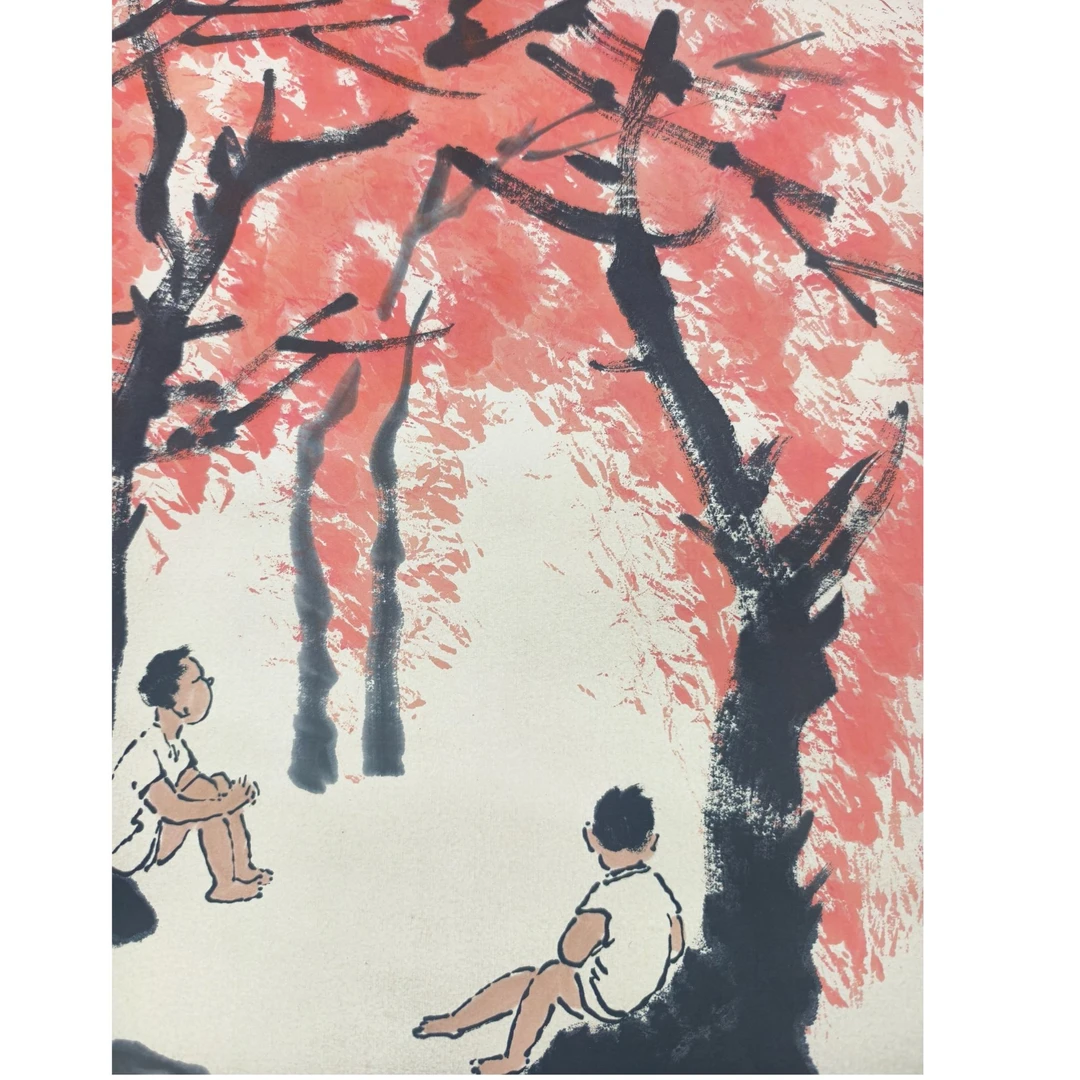 李老款 牧牛立轴 135  65 7.8 平尺