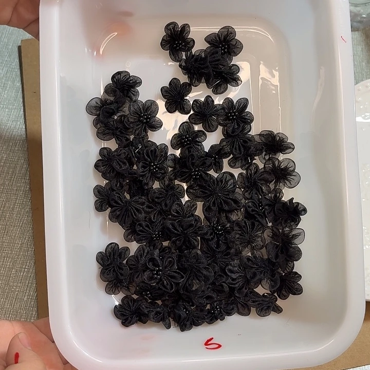 直播闪购链接花朵纱花