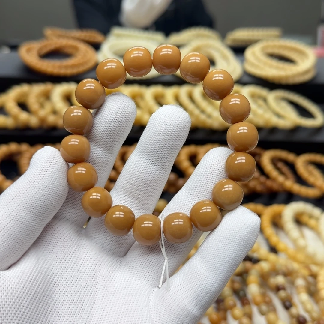 手串菩提根/象牙果卡13 珑珠 11年 精工