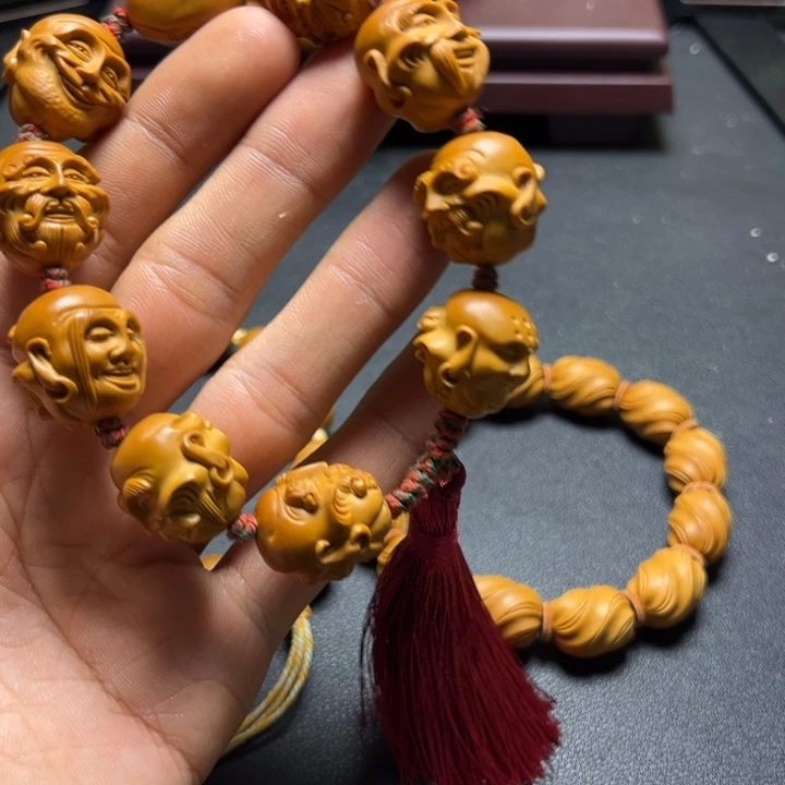 手串/手链橄榄核橄榄核雕音派罗汉