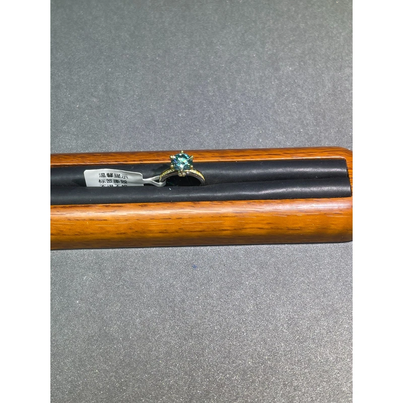 a6332双色微镶绿戒指多样发