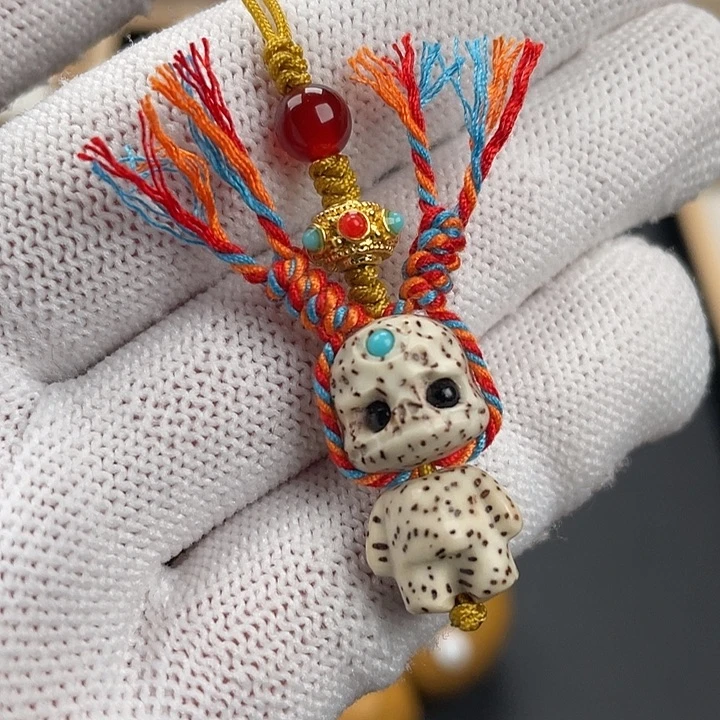 吊坠白玉菩提阿呆通货