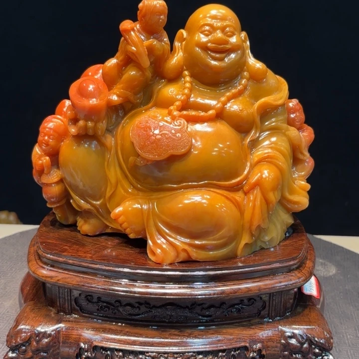寿山石鸿**畅寿山石摆件