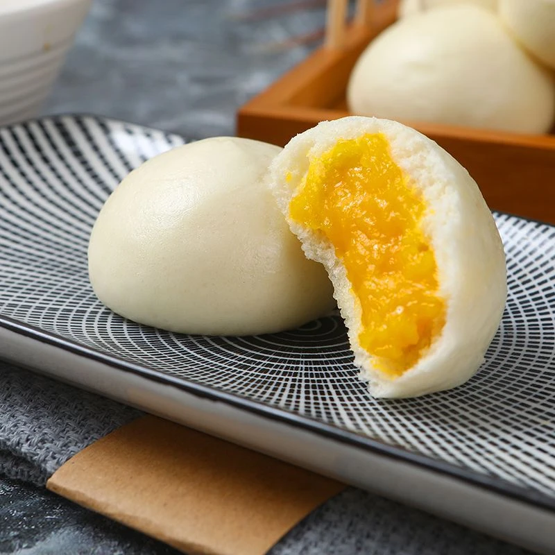 奶黄包早餐半成品儿童早餐营养豆沙包流心速冻包子奶香小馒头