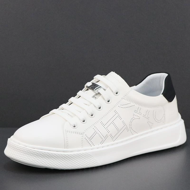 路易圣戈希小白鞋男款夏季透气休闲鞋潮流百搭轻便鞋子男一脚蹬