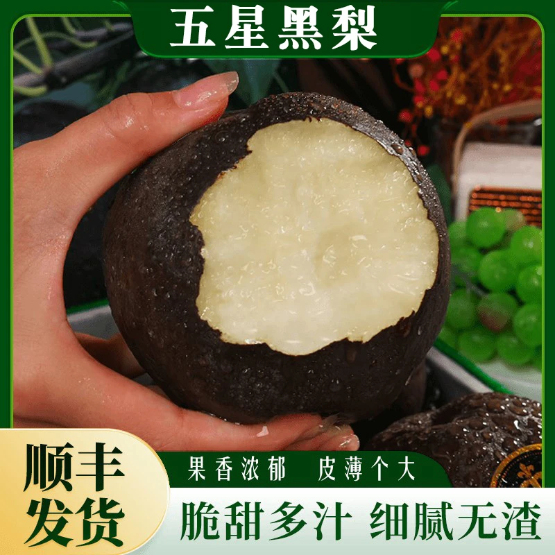 【顺丰】卡斯奇黑梨五星黑梨 非冻梨 清甜多汁无渣孕妇新鲜水果
