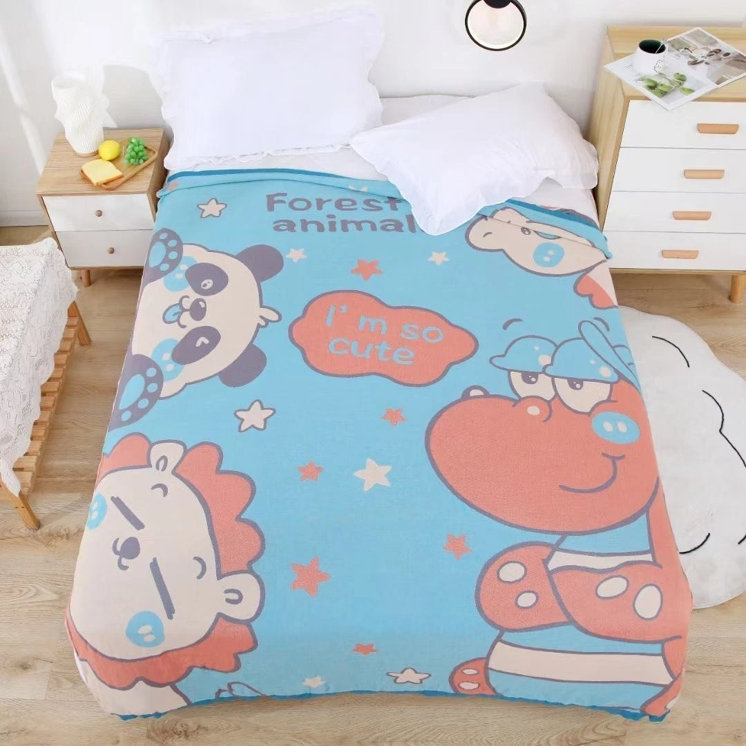 【友谊】轻奢夏凉被多功能毛巾被1.5*2.0亲肤柔软午睡盖毯