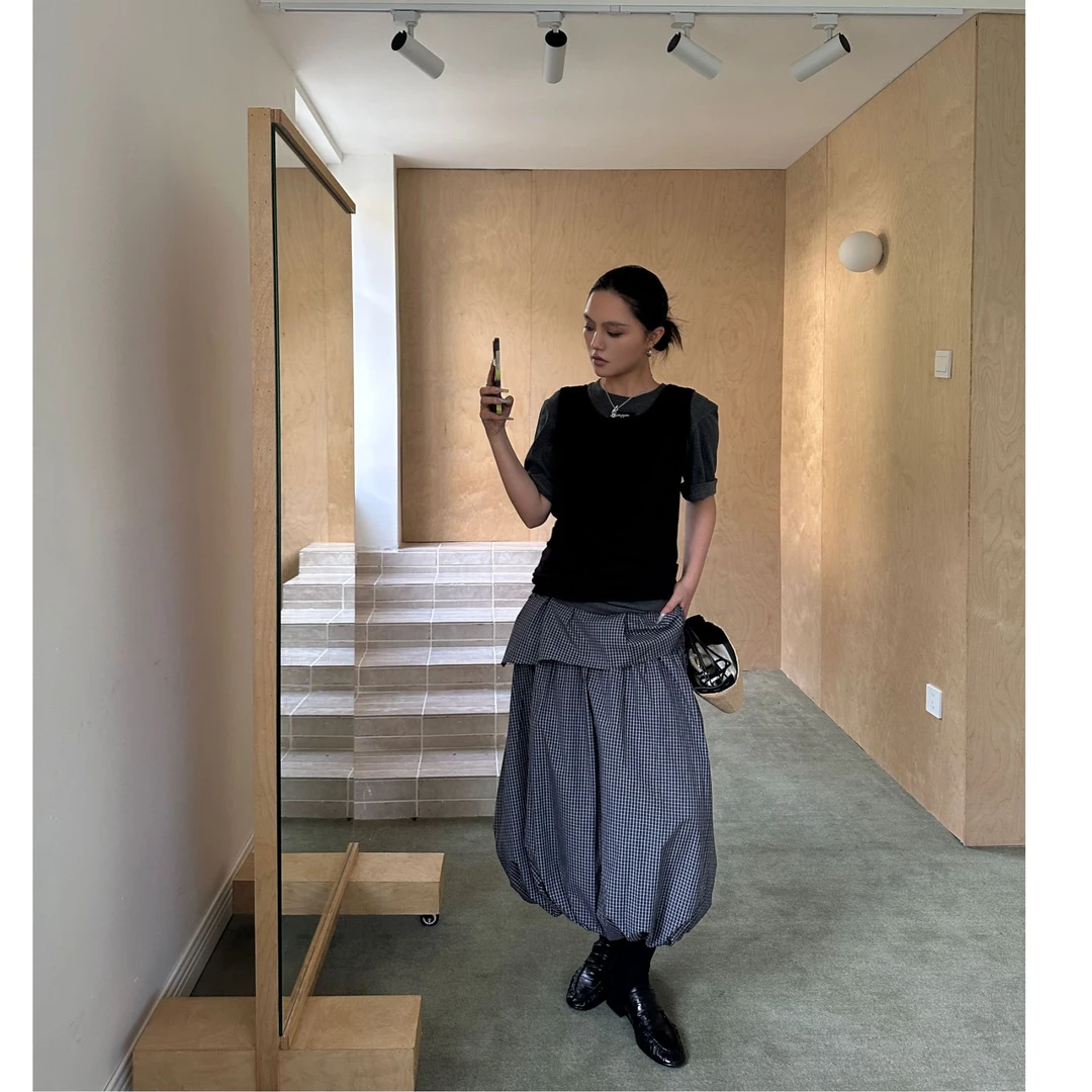 YOEYYOU 设计师品牌25秋冬新品褶皱兜量搭片上衣/半裙SOLSOL买手