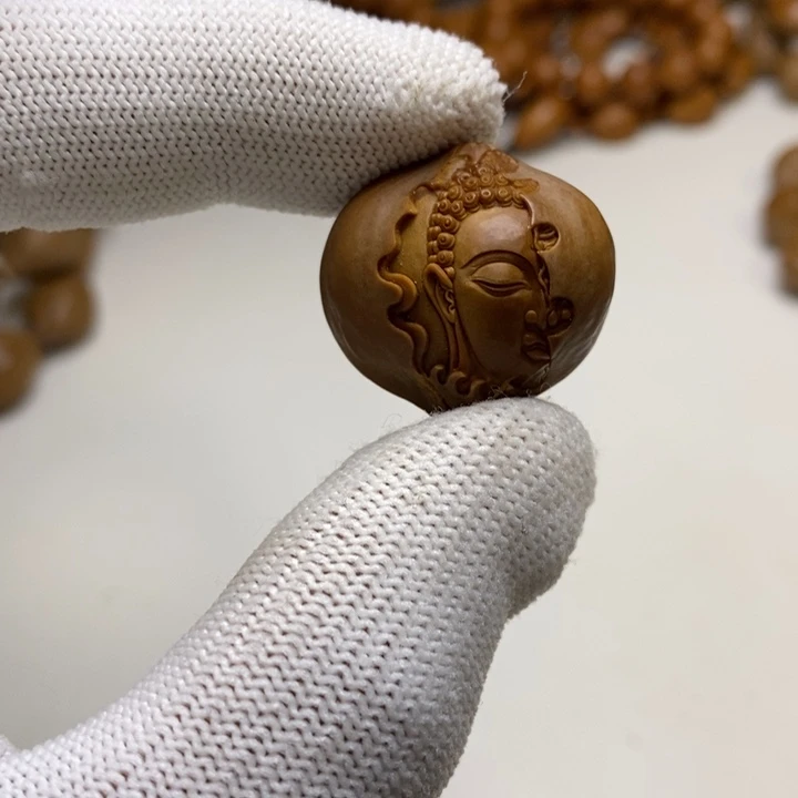 橄榄核手串/手链橄榄核大四花微泛油2.8