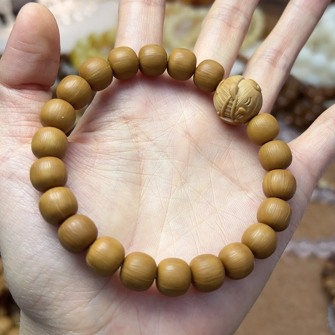 菩提根/象牙果吊坠山峦猴头卡皮巴拉单圈