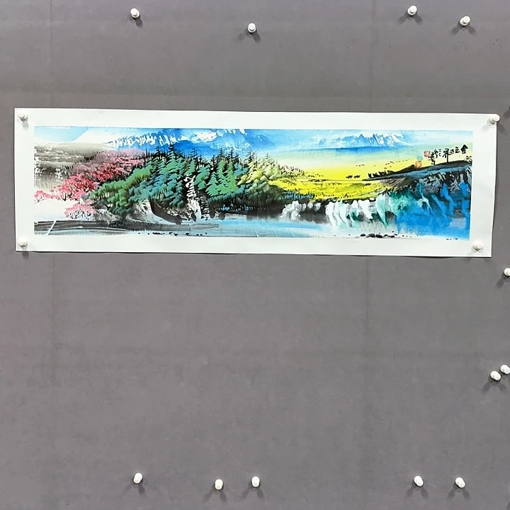 国画亲笔手绘放心去藏