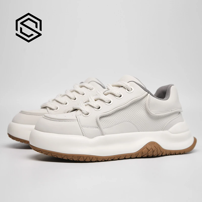 休闲夏季2025新款厚底增高透气百搭潮鞋时尚低帮鞋子男款25703