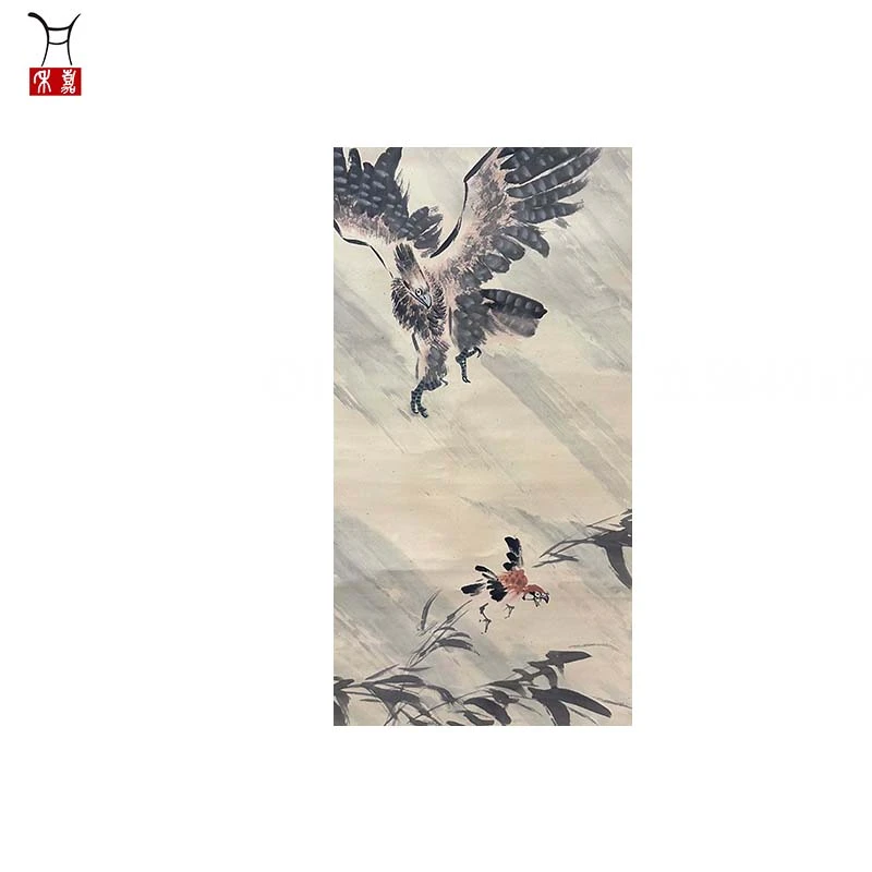 O1038鹰立轴49x90/4平尺