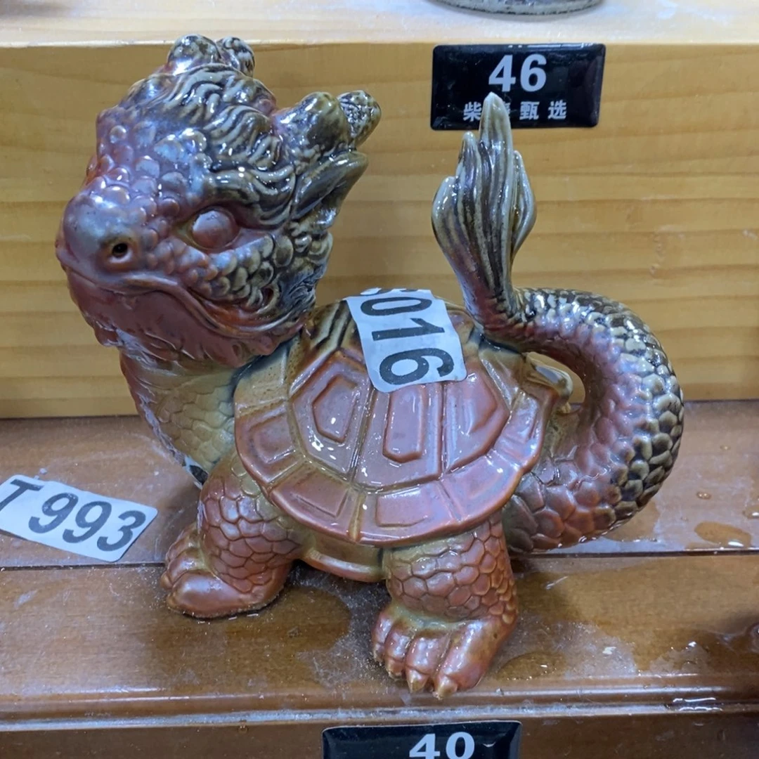 陶园柴烧，精品高货40瑕疵摆件