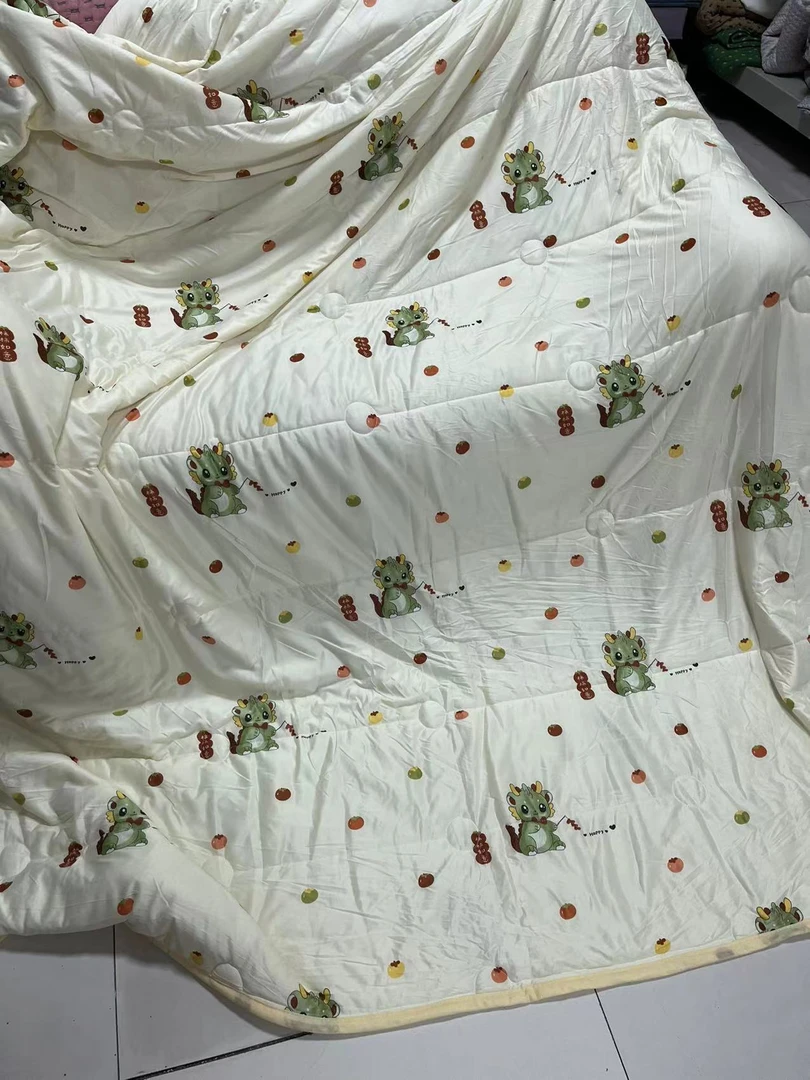 （柿柿如意）200*230夏凉被凉感丝A类夏凉被可水洗被芯夏季空调被