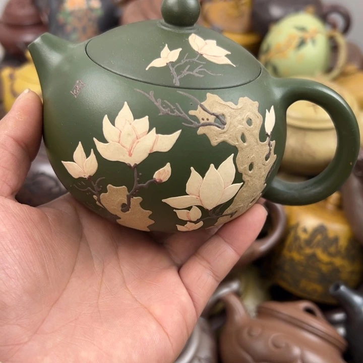 紫砂茶壶紫砂壶跳砂色差