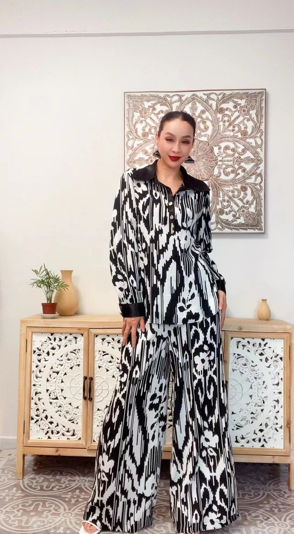 艾特莱斯休闲百搭简约气质时尚套装