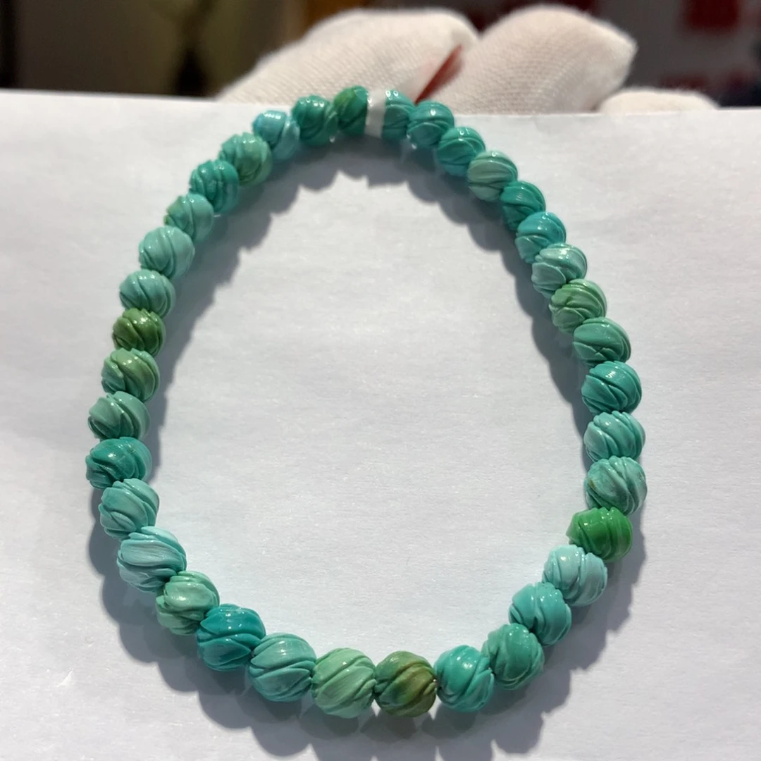 未镶嵌绿松石长链