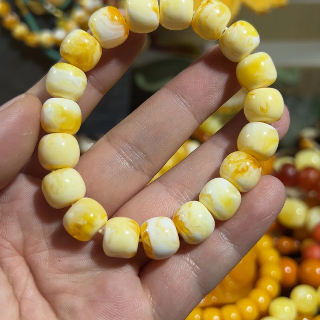 未镶嵌蜜蜡手链卡1.2➕