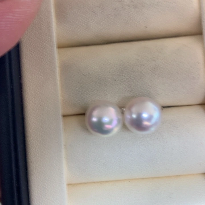 银S925镶嵌戒指海水珍珠