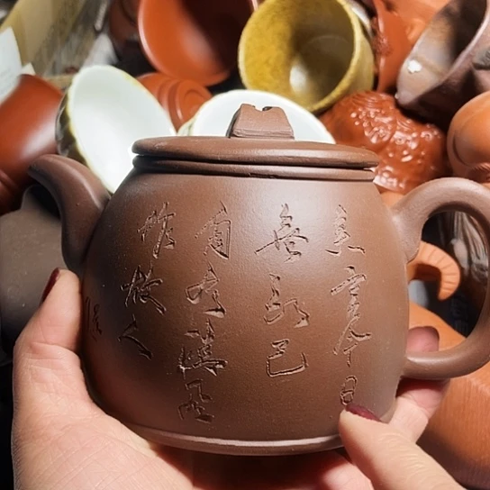 全手手工制作宜兴紫砂壶