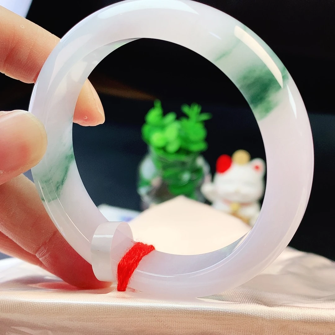 未镶嵌手镯翡翠54圈