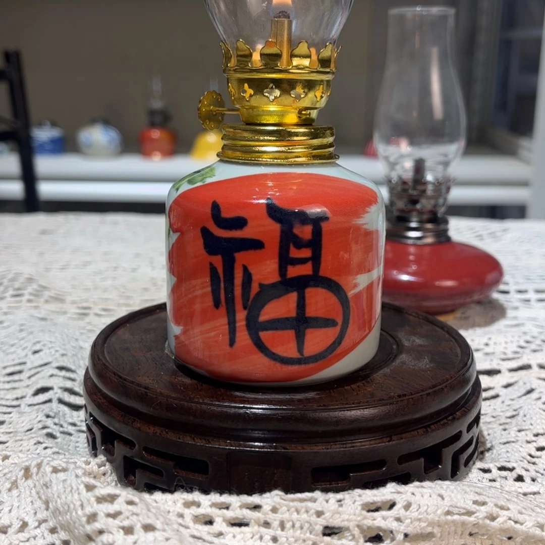 摆件景德镇陶瓷香薰灯