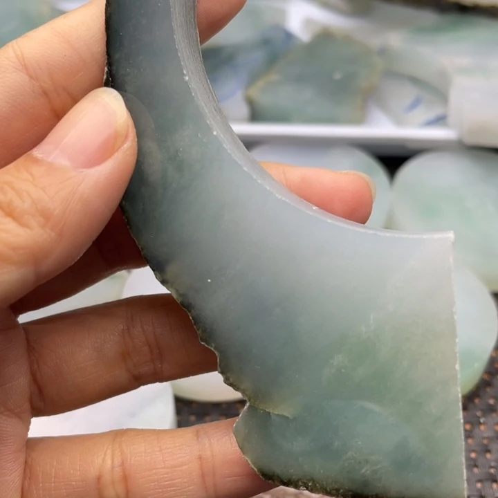 定制翡翠未镶嵌片料定制不退不换