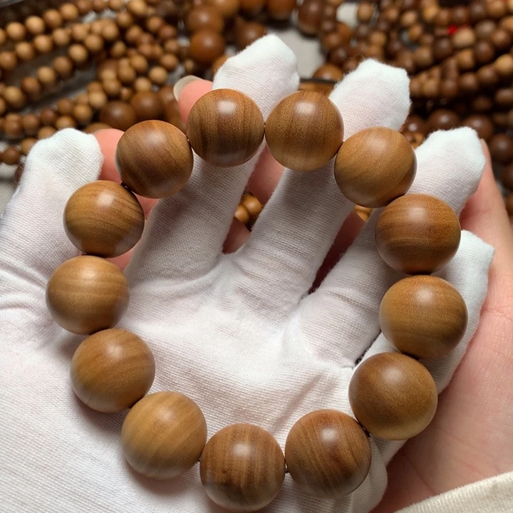 檀香木手串/手链横纹18微瑕