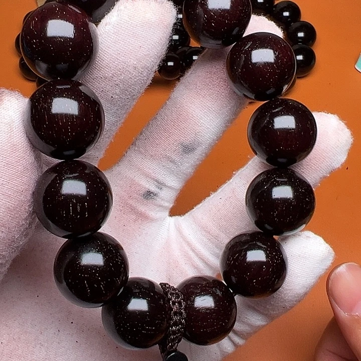 小叶紫檀手串/手链小叶紫檀1.8/13颗满星毕业