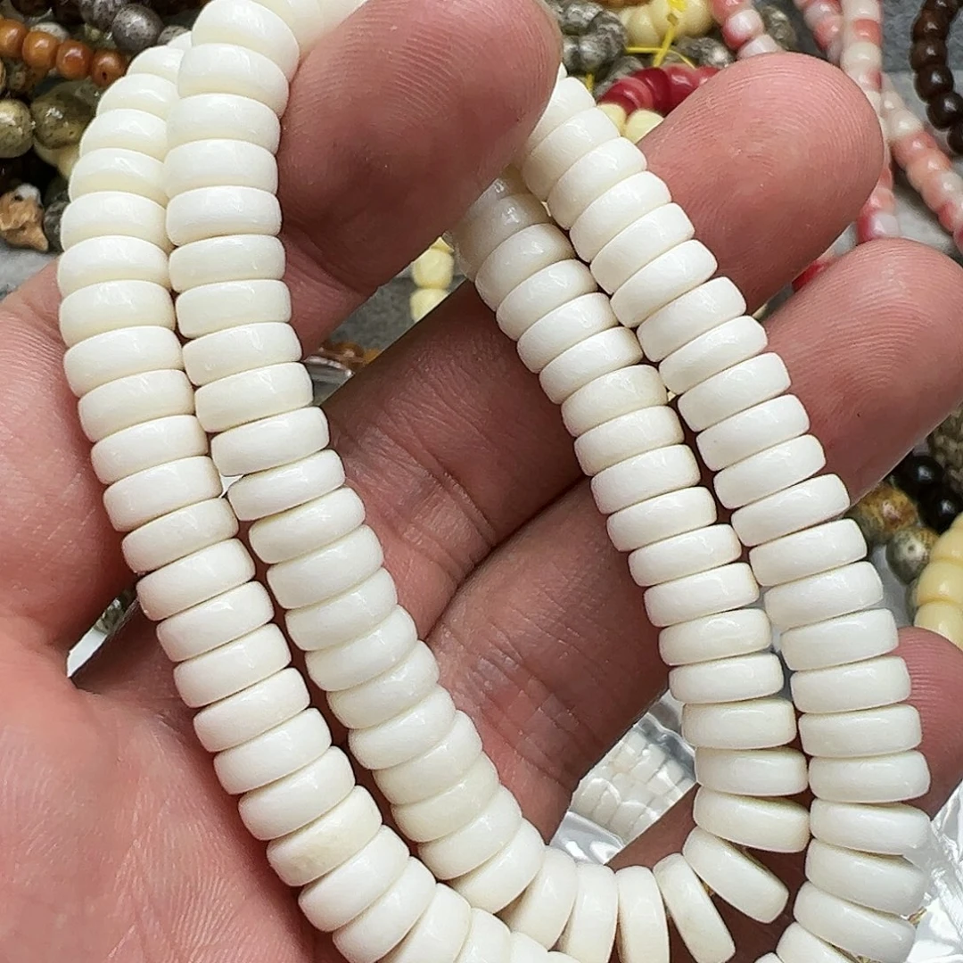 驼骨手串/手链108白驼骨0.8片108有粽裂