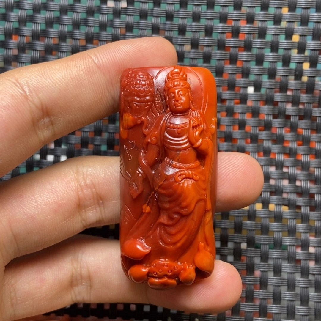 吊坠(不含链)未镶嵌南红玛瑙