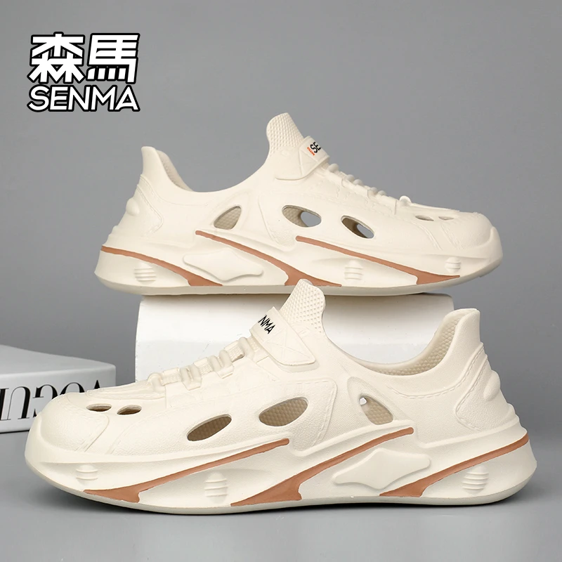 森马拖鞋男士款2025新款爆款男鞋夏季洞洞拖鞋软底踩屎防滑凉鞋男