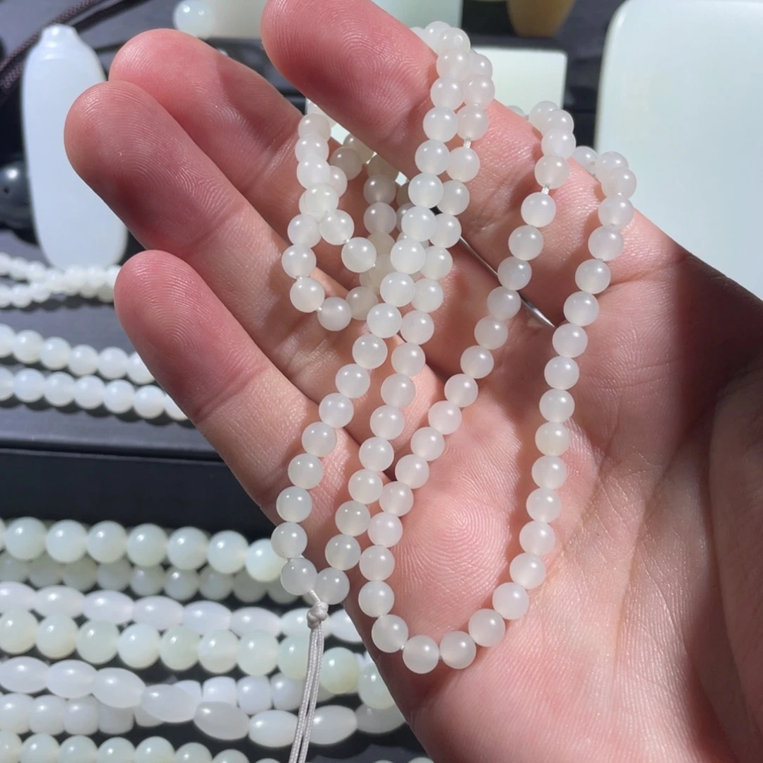 和田玉未镶嵌吊坠(不含链)卡5项链