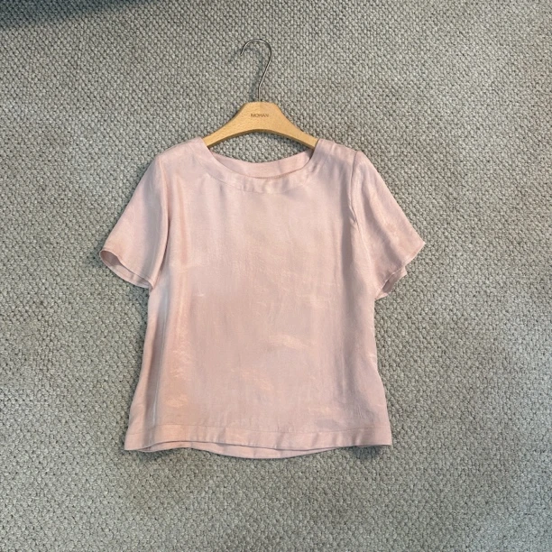 【墨涵精选】韩版纯色圆领百搭简约时尚减龄显瘦休闲衫27477