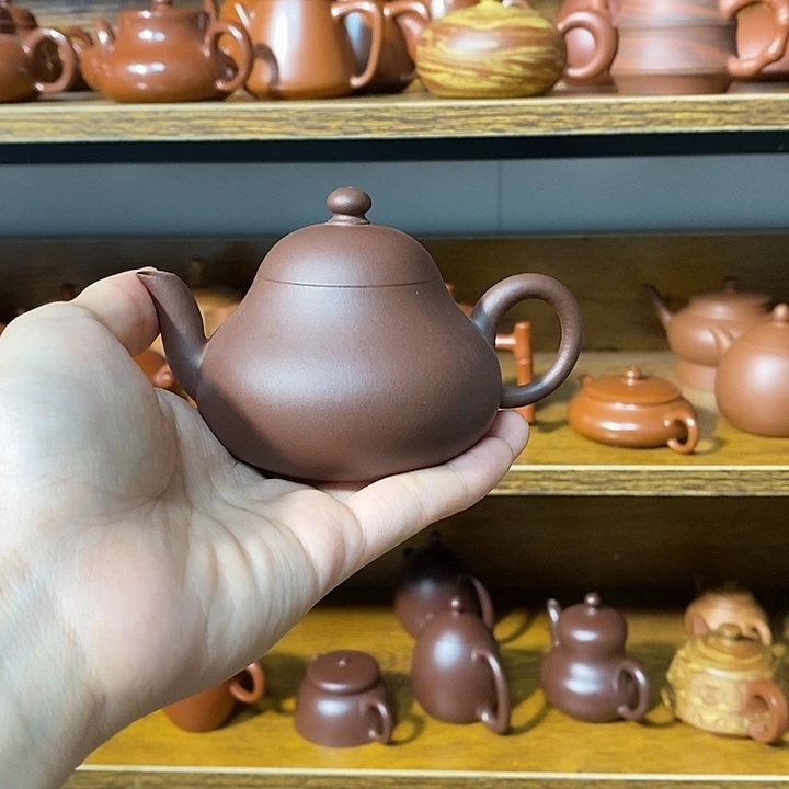 用***7茶壶紫砂紫泥梨壶性价比福利价666
