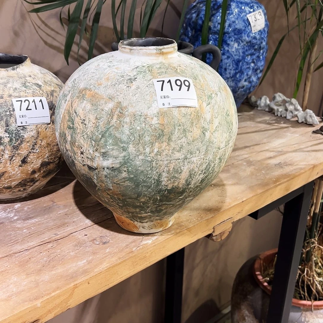 瓶7199高27口6陶瓷花瓶无孔