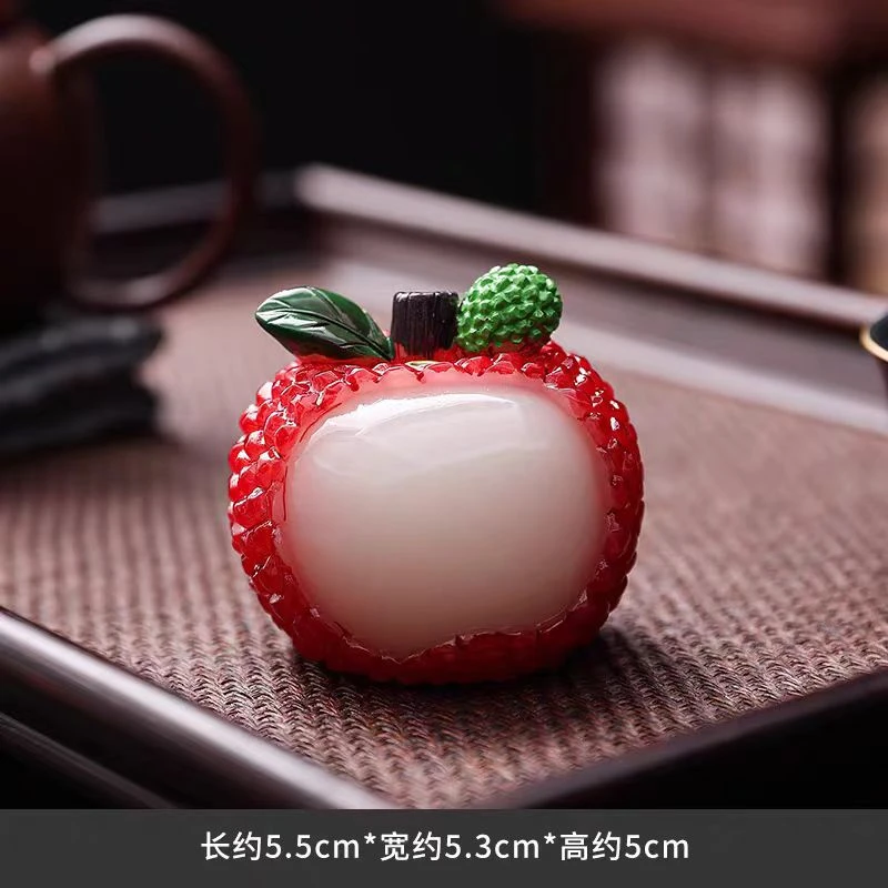 创意可爱【荔枝】香插 茶道摆件茶玩 0562