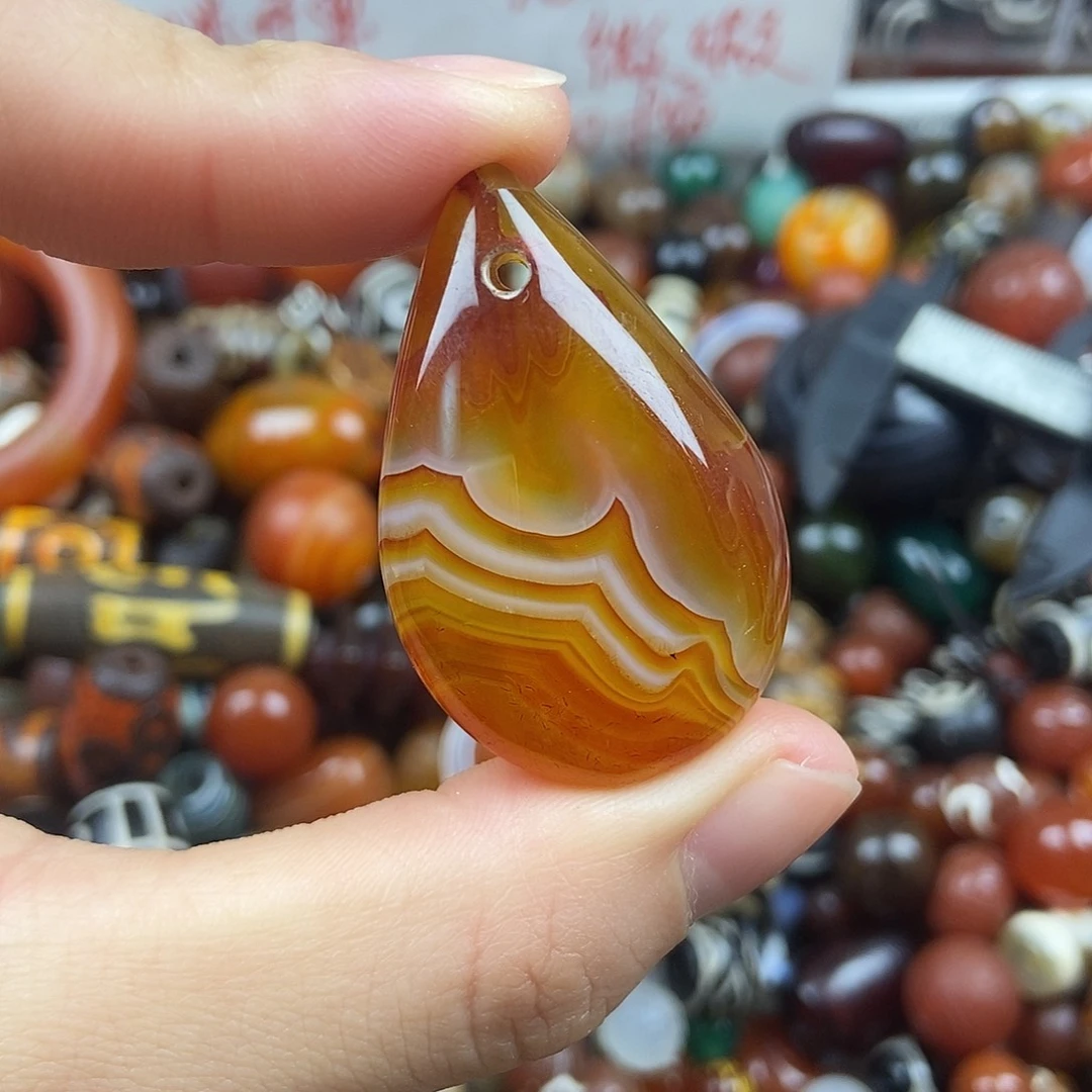 玛瑙/玉髓未镶嵌玛瑙珠珠玛瑙配饰散珠