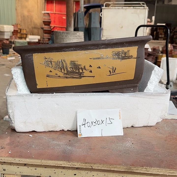 紫砂花盆紫砂花盆