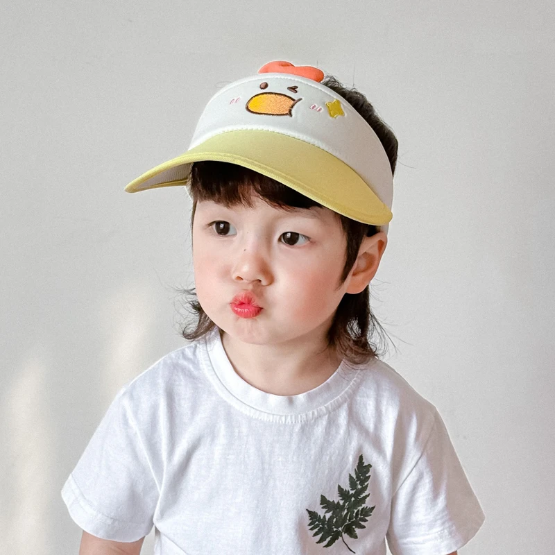 XINGDUOXIONG/星朵熊儿童帽子夏季薄款宝宝遮阳帽防晒帽空顶帽