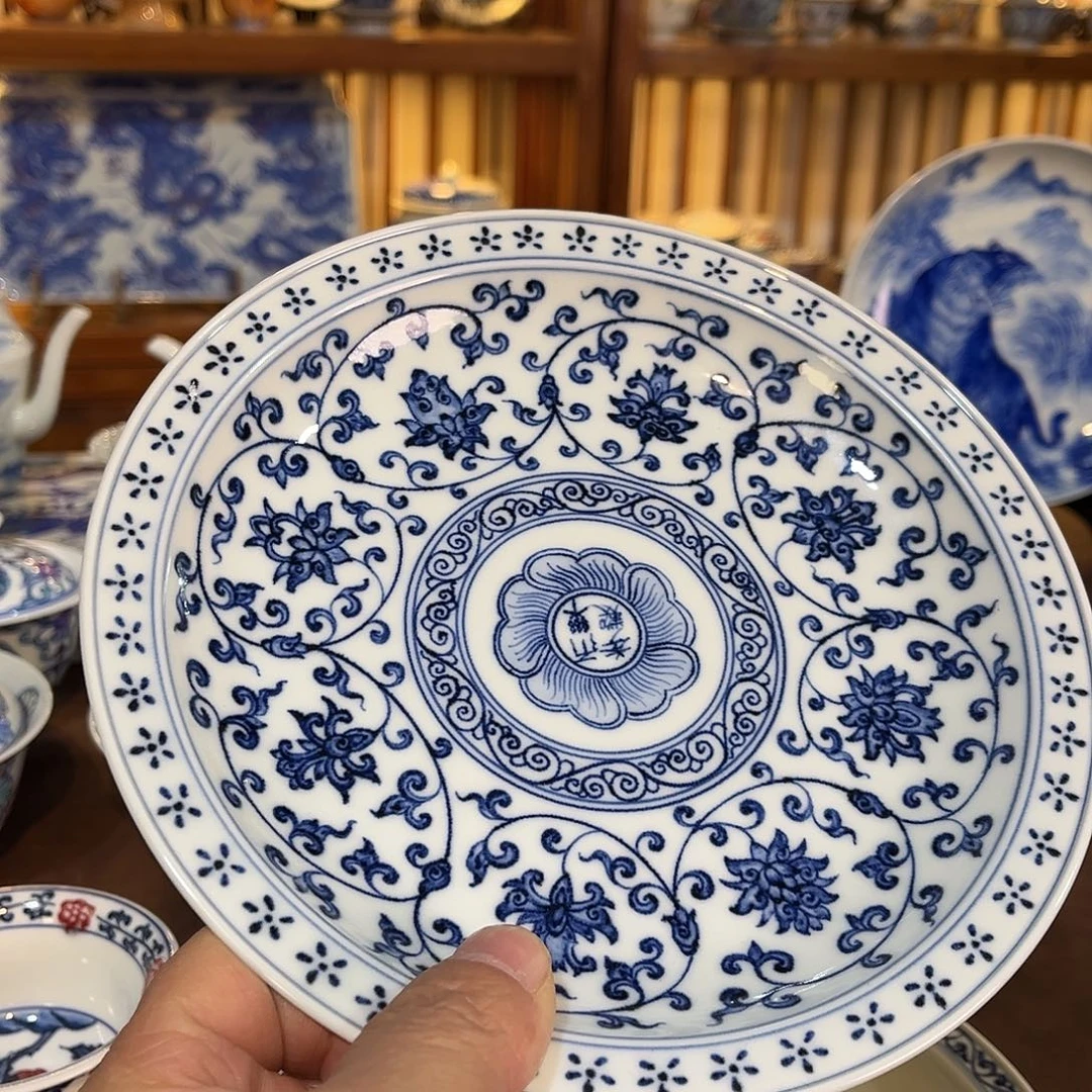 錡镇堂手工手绘壶承