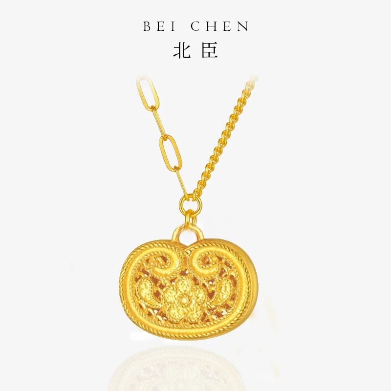 【灵庭】有钱花套链足金999时尚款式水贝礼物送妈妈送女友